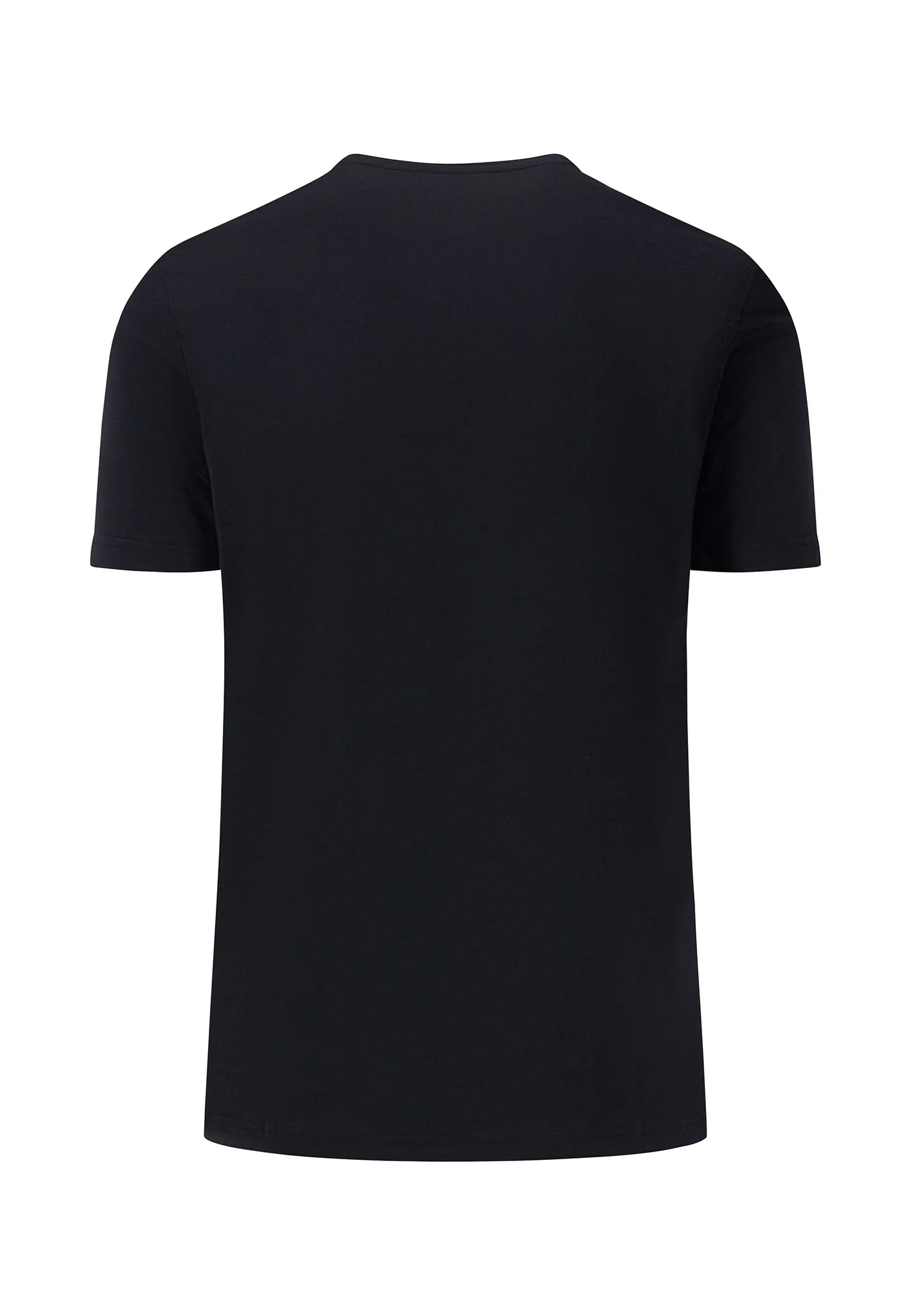 T-Shirt aus Baumwolle mit V-Ausschnitt und Logo-Stickerei - Image 9