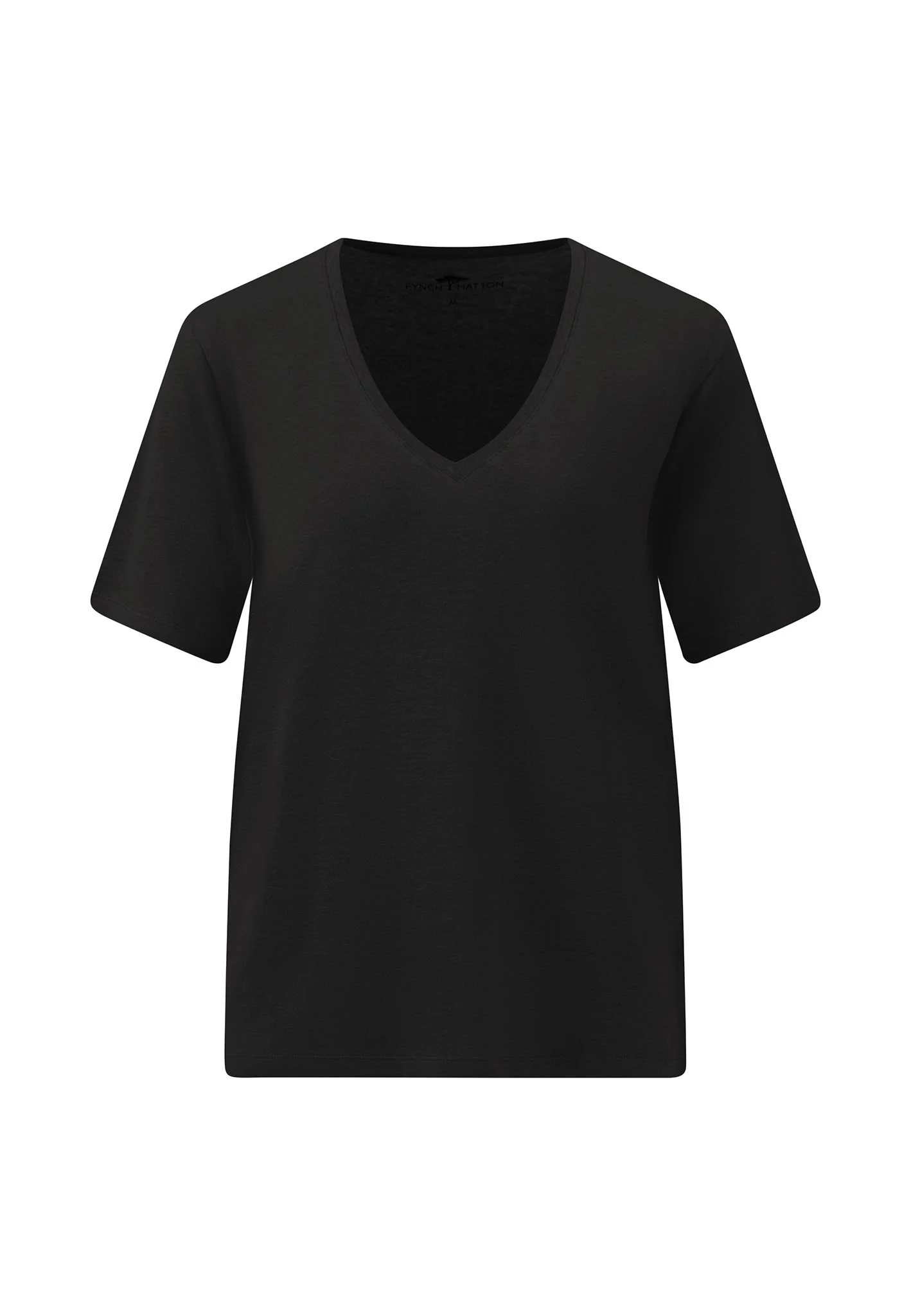 T-Shirt aus Leinen-Viskose-Mix mit V-Ausschnitt - Image 22