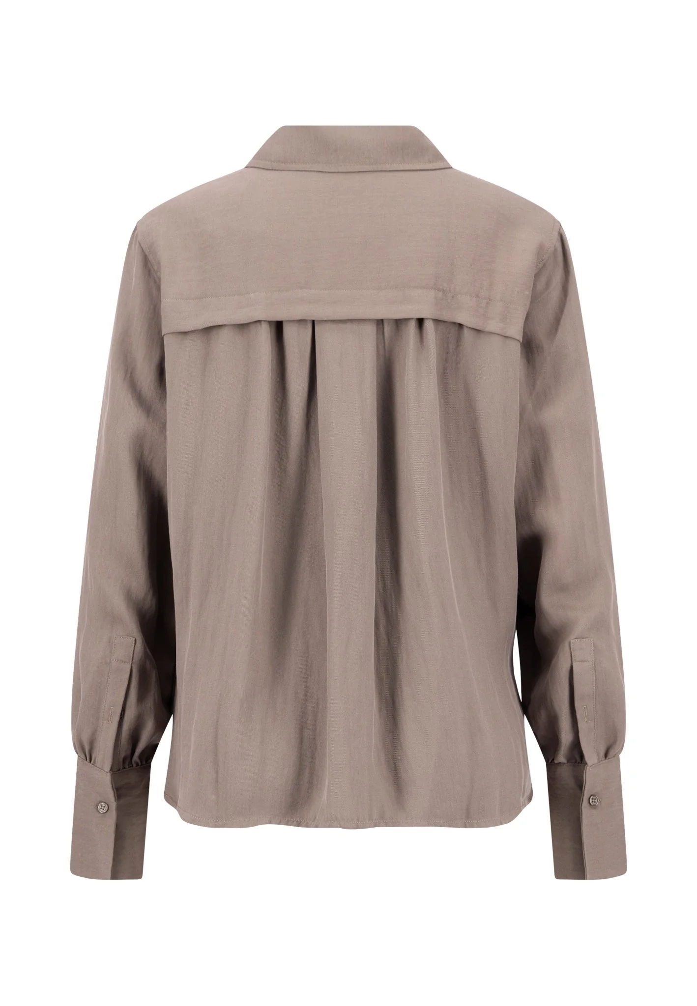 Twillbluse aus Lyocell-Viskose-Mix mit klassischem Hemdkragen - Image 10