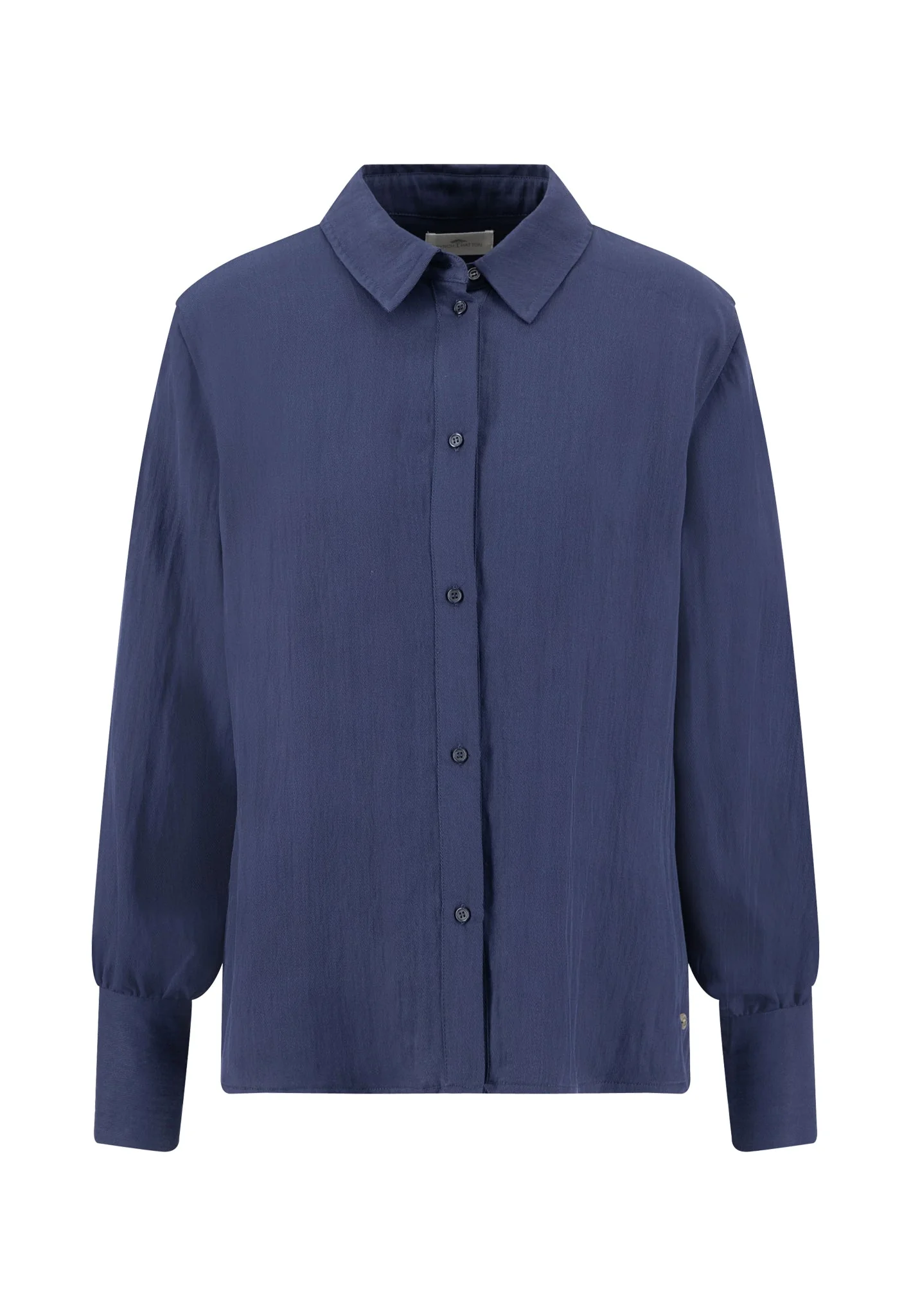 Twillbluse aus Lyocell-Viskose-Mix mit klassischem Hemdkragen - Image 4