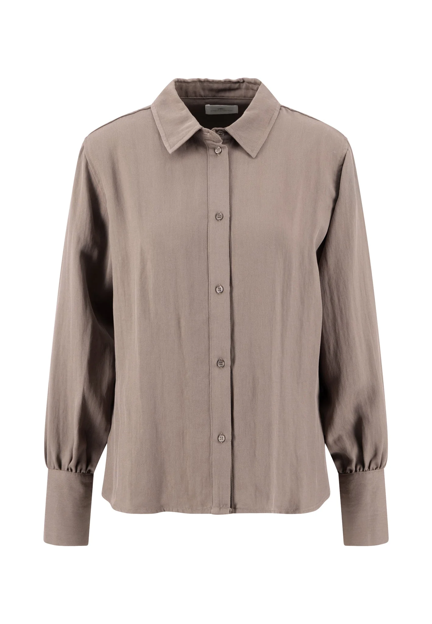Twillbluse aus Lyocell-Viskose-Mix mit klassischem Hemdkragen - Image 9