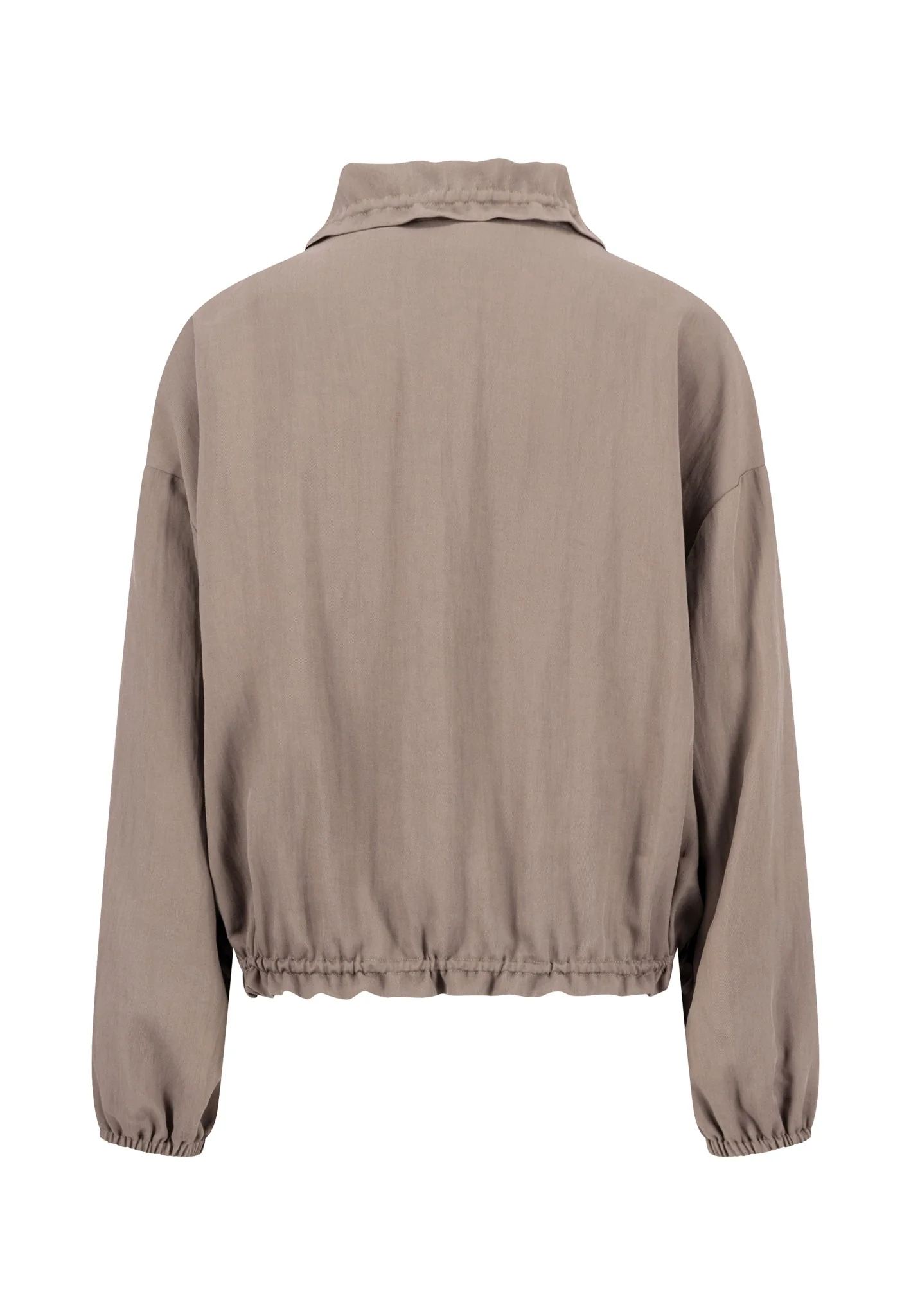Twilljacke aus Lyocell-Viskose-Mix mit Reißverschluss - Image 5