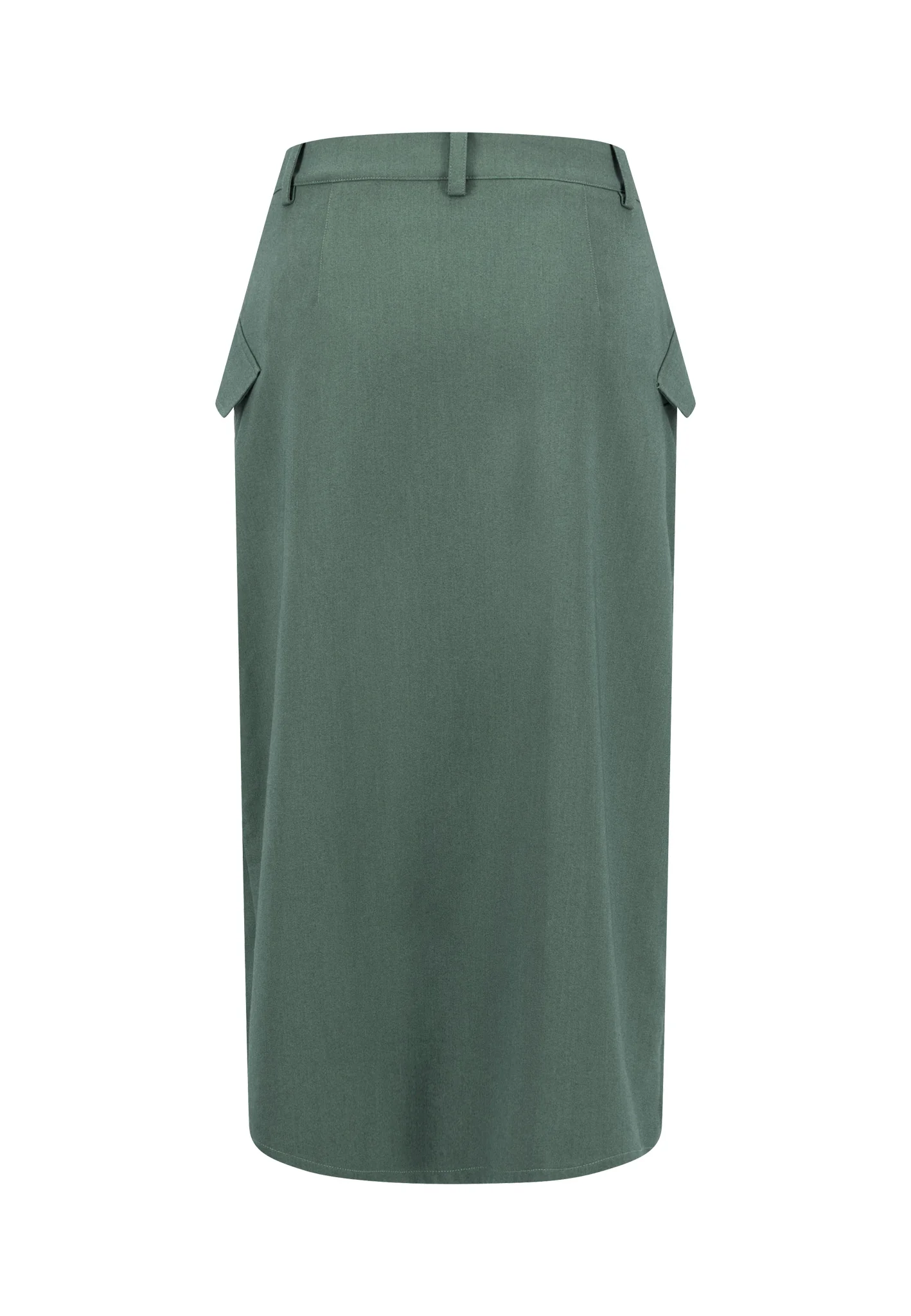 Twillrock aus Polyester-Viskose-Mix mit Knopfdetail - Image 5