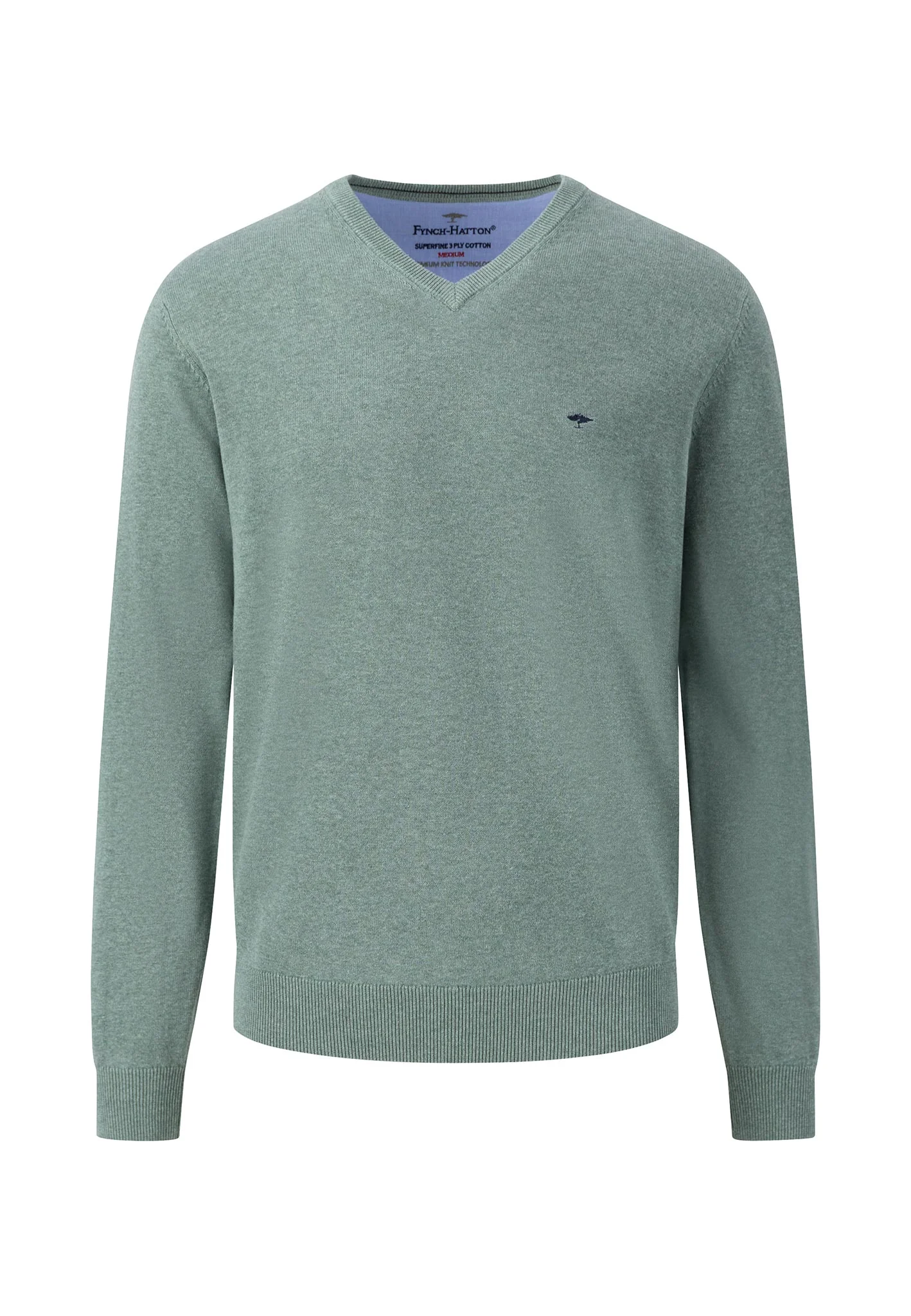 Weicher Baumwoll-Pullover mit V-Ausschnitt - Image 15