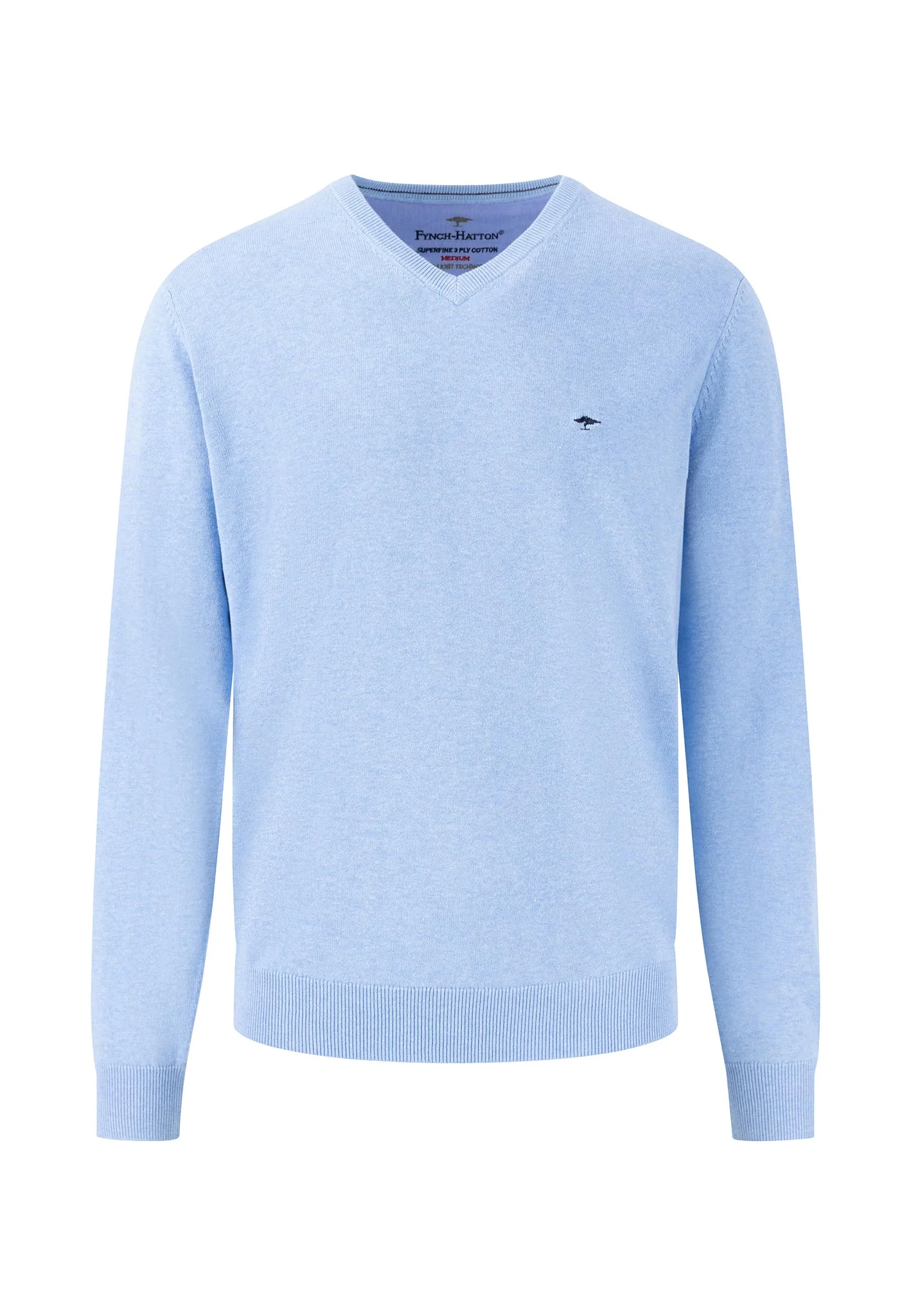 Weicher Baumwoll-Pullover mit V-Ausschnitt - Image 3