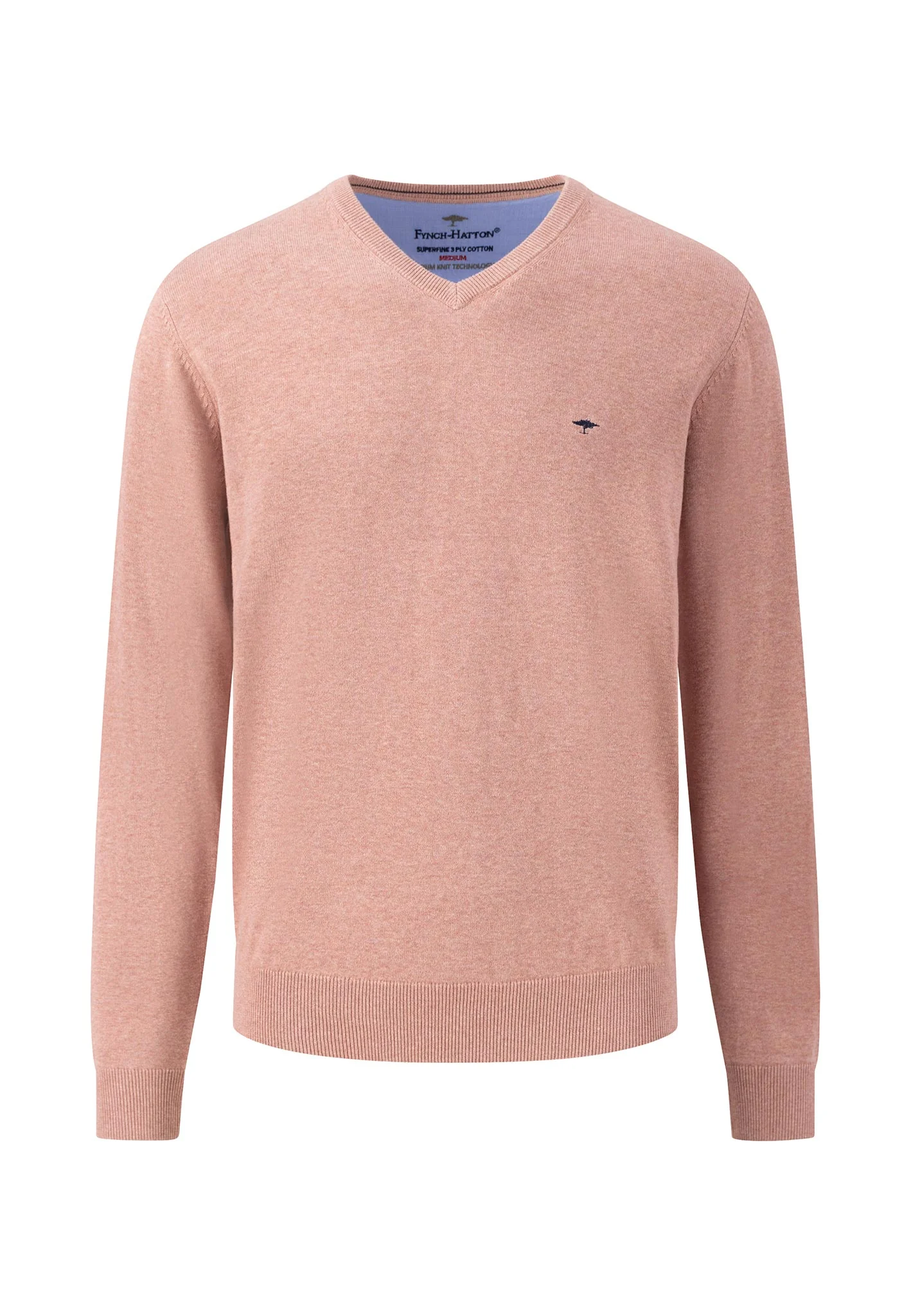 Weicher Baumwoll-Pullover mit V-Ausschnitt - Image 5