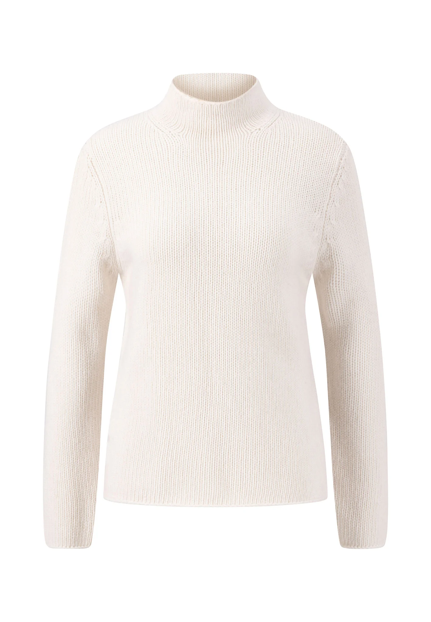 Weicher Strickpullover mit Stehkragen